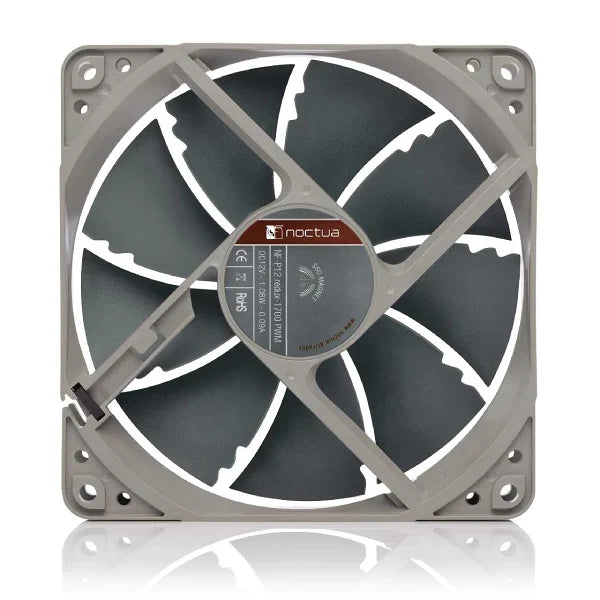 NOCTUA NF-P12 Redux 1700RPM 120mm Non-RGB Cabinet Fan (Single Pack)