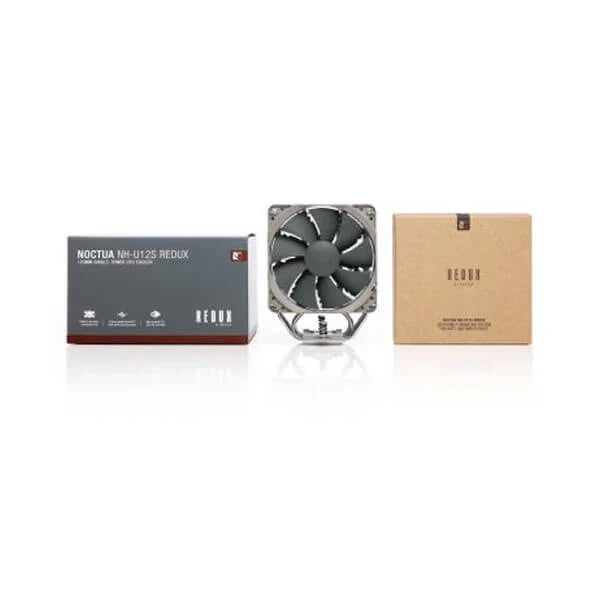 NOCTUA NH-U12S Redux High Performance Single Tower CPU Air Cooler (Black)