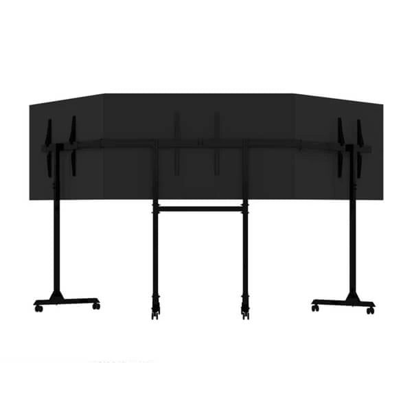 NEXT LEVEL RACING Free Standing Triple Monitor Stand