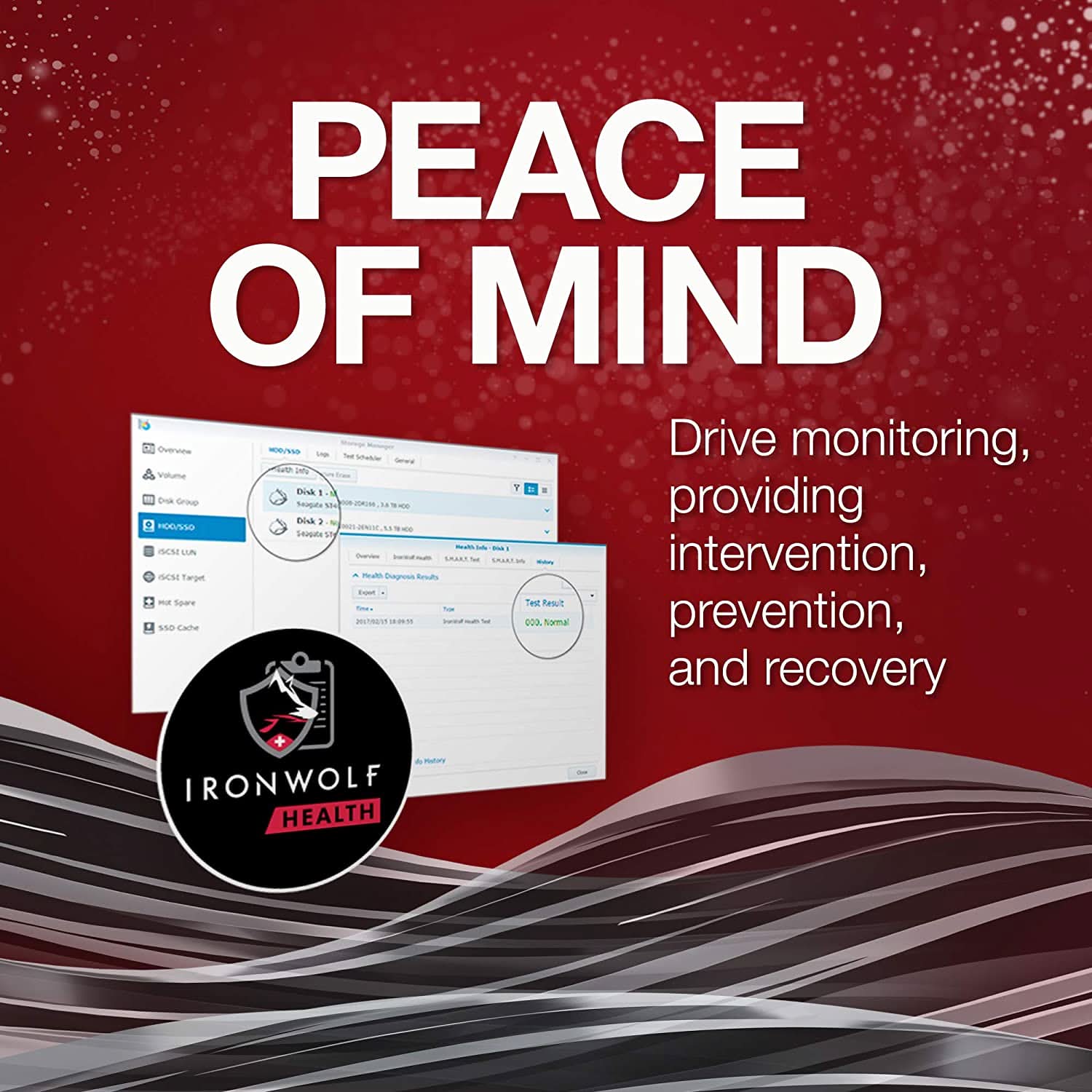 SEAGATE IRONWOLF 8TB INTERNAL SATA HARD DRIVE