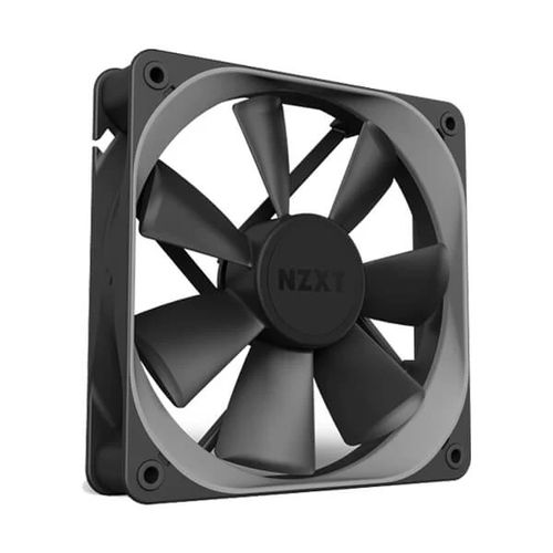 NZXT Aer P120 Grey Trim 2X 120mm Non-RGB Cabinet Fan (Black) (Single Pack)