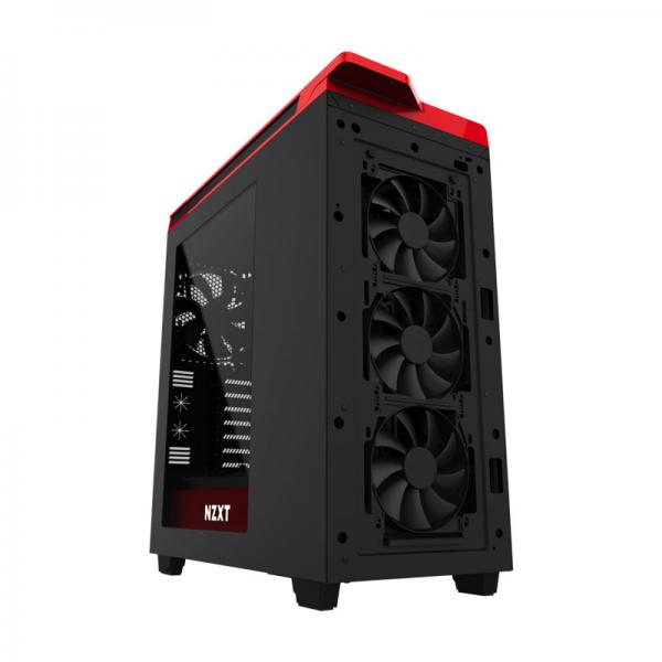 NZXT H440 V2 ATX Mid Tower Cabinet ( Black-Red )