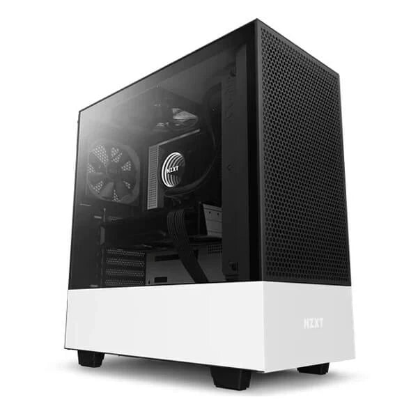 NZXT H510 Flow Edition Compact ATX Mid Tower Cabinet (Matte White)
