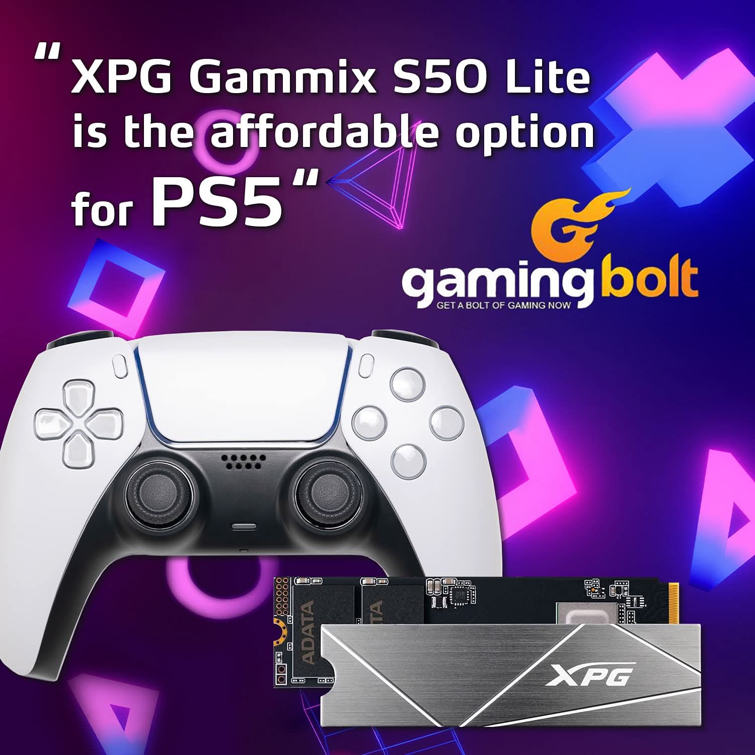 XPG GAMMIX 1TB S50L NVME M.2 GEN4 SSD