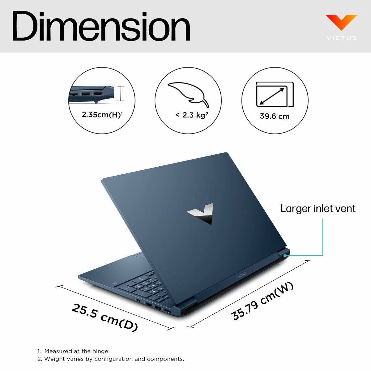 HP VICTUS 15-FB3004AX (R5-8645HS/16/512GB/W11 MS24/4GB/BLUE)