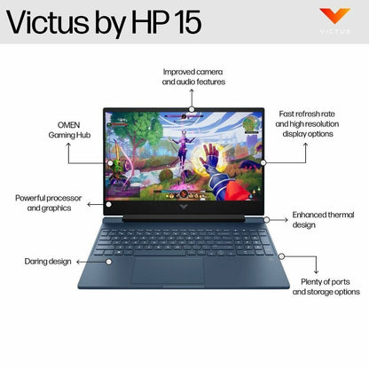 HP VICTUS 15-FB3004AX (R5-8645HS/16/512GB/W11 MS24/4GB/BLUE)