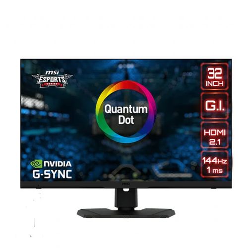 MSI Optix MPG321UR QD 32 Inch 4K 144Hz IPS Panel 143% SRGB 1MS Nvidia G-Snyc Gaming Monitor