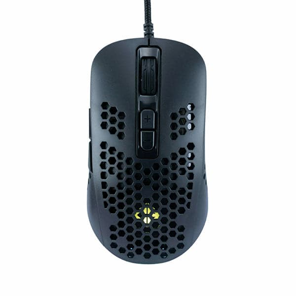 COSMIC BYTE Orcus Wired Ambidextrous RGB Gaming Mouse ( 12800DPI / 7 Macro Buttons ) ( Black )