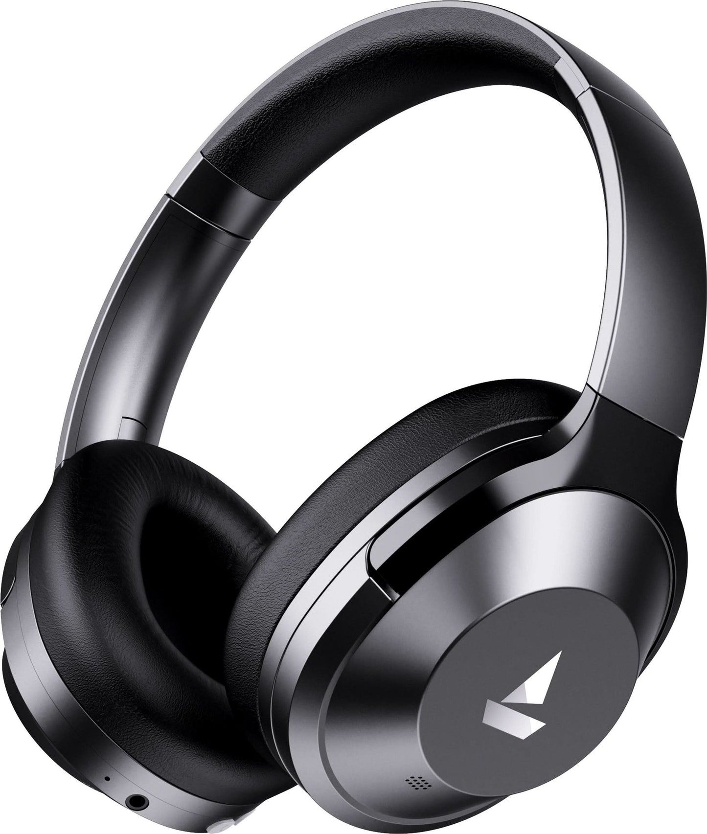 Boat Nirvanaa 751 ANC Hybrid Active Noise Cancellation Bluetooth Headset (Gunmetal Grey)