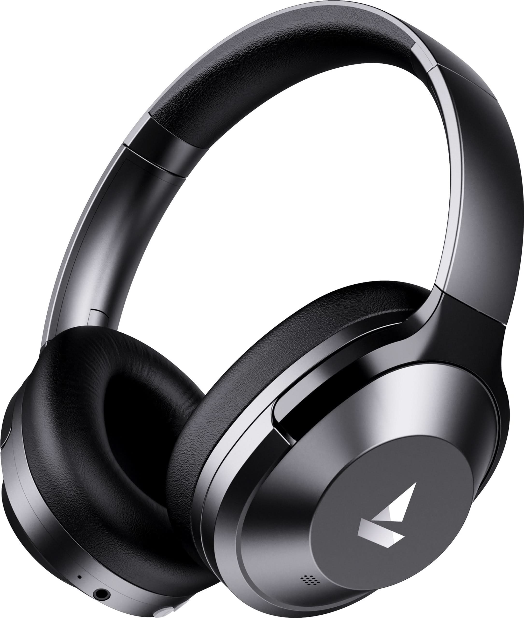 Boat Nirvanaa 751 ANC Hybrid Active Noise Cancellation Bluetooth Headset (Gunmetal Grey)