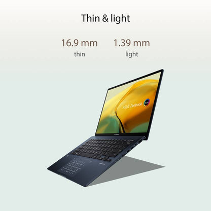 ASUS ZENBOOK 14 OLED TOUCH INTEL EVO P-SERIES INTEL CORE I5 12TH GEN 1240P - (16 GB/512 GB SSD/WINDOWS 11 HOME) UX3402ZA-KN531WS THIN AND LIGHT LAPTOP (14 INCH, PONDER BLUE, 1.39 KG, WITH MS OFFICE)