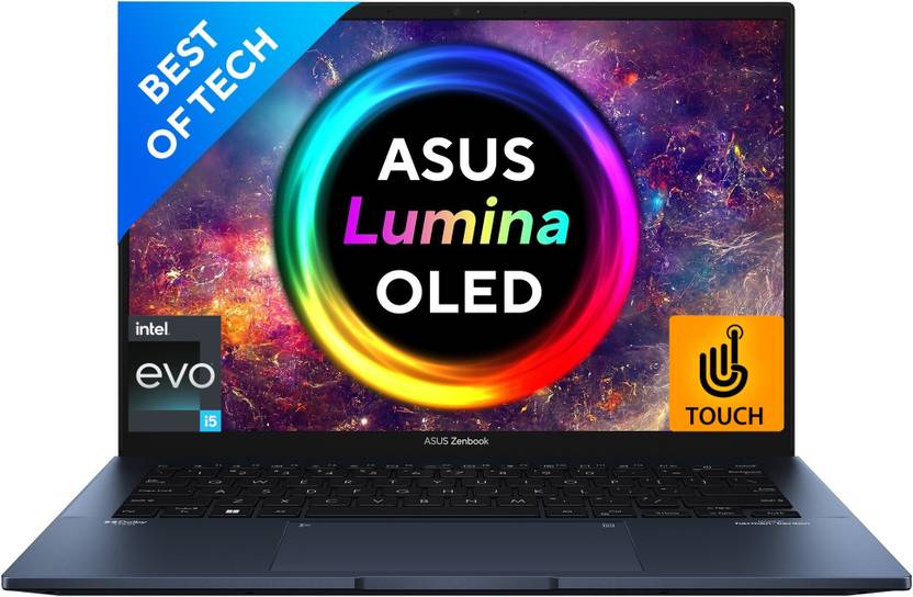 ASUS ZENBOOK 14 OLED TOUCH INTEL EVO P-SERIES INTEL CORE I5 12TH GEN 1240P - (16 GB/512 GB SSD/WINDOWS 11 HOME) UX3402ZA-KN531WS THIN AND LIGHT LAPTOP (14 INCH, PONDER BLUE, 1.39 KG, WITH MS OFFICE)