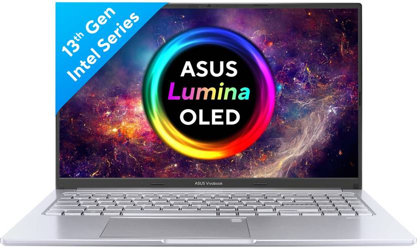 ASUS VIVOBOOK 15 OLED INTEL CORE I5 13TH GEN 1335U - (16 GB/512 GB SSD/WINDOWS 11 HOME) X1505VAU-LK544WS THIN AND LIGHT LAPTOP (15.6 INCH, TRANSPARENT SILVER, 1.70 KG, WITH MS OFFICE)