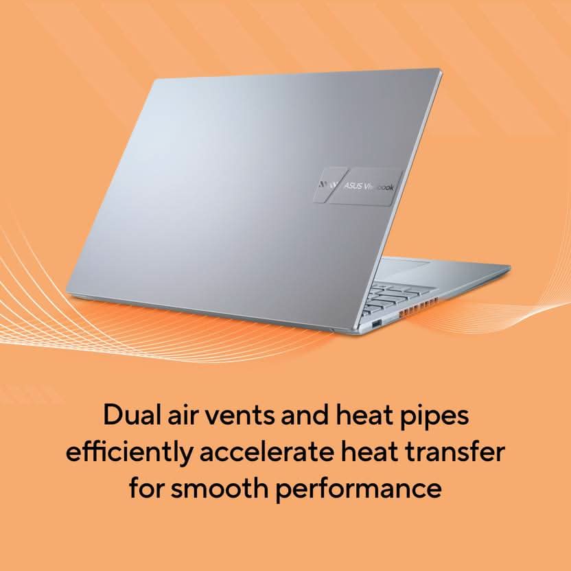 ASUS VIVOBOOK 16 AMD RYZEN 7 OCTA CORE 7730U - (16 GB/512 GB SSD/WINDOWS 11 HOME) M1605YA-MB742WS LAPTOP (16 INCH, COOL SILVER, 1.88 KG, WITH MS OFFICE)