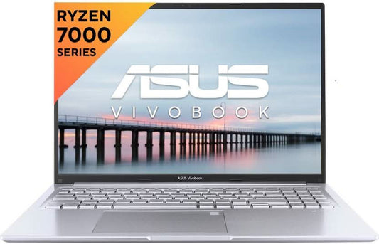 ASUS VIVOBOOK 16 AMD RYZEN 7 OCTA CORE 7730U - (16 GB/512 GB SSD/WINDOWS 11 HOME) M1605YA-MB742WS LAPTOP (16 INCH, COOL SILVER, 1.88 KG, WITH MS OFFICE)