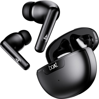 Boat Airdopes 161 ANC Active Noise Cancellation Bluetooth Earbuds (Black)