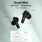 Boat Airdopes 161 ANC Active Noise Cancellation Bluetooth Earbuds (Black)