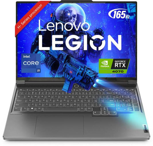 LENOVO LEGION SLIM 7 INTEL CORE I9 13TH GEN 13900H - (16 GB/1 TB SSD/WINDOWS 11 HOME/8 GB GRAPHICS/NVIDIA GEFORCE RTX 4060) 16IRH8 GAMING LAPTOP (16 INCH, STORM GREY, 2.0 KG, WITH MS OFFICE)