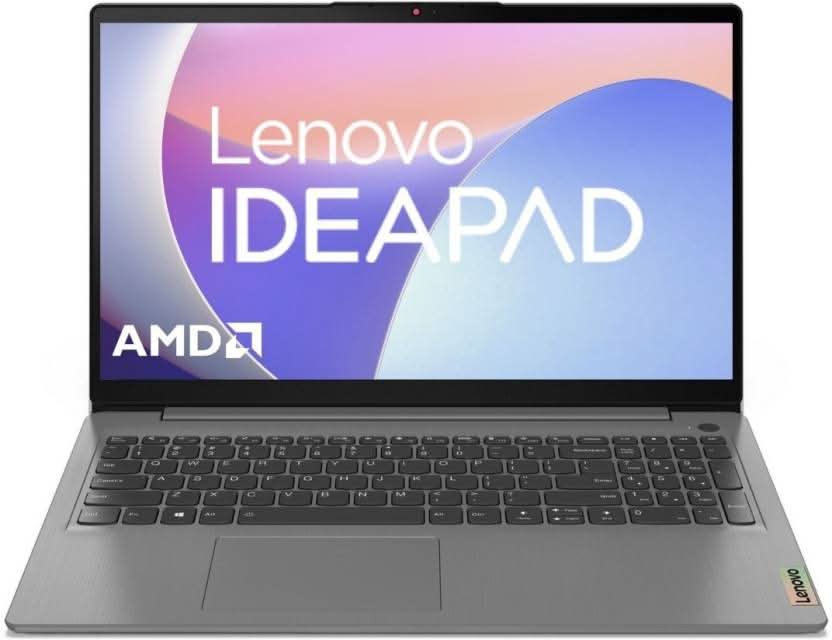 LENOVO IDEAPAD SLIM 3 BACKLIT AMD RYZEN 7 OCTA CORE 5TH GEN - (16 GB/512 GB SSD/WINDOWS 11 HOME) 82KU024GIN THIN AND LIGHT LAPTOP (15.6 INCH, ARCTIC GREY, WITH MS OFFICE)