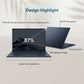 ASUS ZENBOOK 14 OLED (2025) WITH OFFICE 2024 + M365 BASIC*, AI PC INTEL CORE ULTRA 7 255H - (32 GB/1 TB SSD/WINDOWS 11 HOME) UX3405CA-PZ163WS THIN AND LIGHT LAPTOP (14 INCH, PONDER BLUE, 1.28 KG, WITH MS OFFICE)