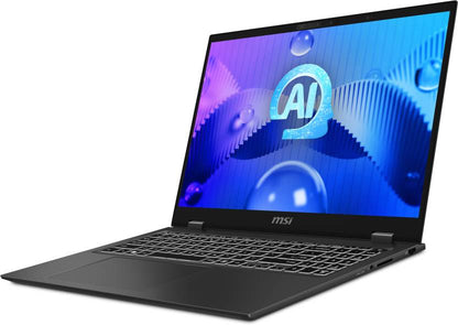 MSI PRESTIGE 16 AI EVO B1MG 054IN INTEL CORE ULTRA 7 BUSINESS LAPTOP (16GB, 512GB SSD, WINDOWS 11 HOME, 16 INCH QHD PLUS DISPLAY, MS OFFICE 2021, STELLAR GRAY, 1.5 KG)