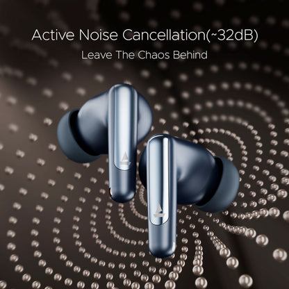 Boat Airdopes 161 ANC Elite Bluetooth Earbuds (Blue)