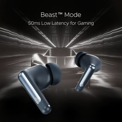Boat Airdopes 161 ANC Elite Bluetooth Earbuds (Blue)