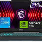 MSI CYBORG 14 INTEL CORE I5 13TH GEN 13420H - (16 GB/512 GB SSD/WINDOWS 11 HOME/4 GB GRAPHICS/NVIDIA GEFORCE RTX 2050) CYBORG 14 A13UCX-205IN GAMING LAPTOP (14 INCH, TRANSLUCENT BLACK, 1.6 KG, WITH MS OFFICE)