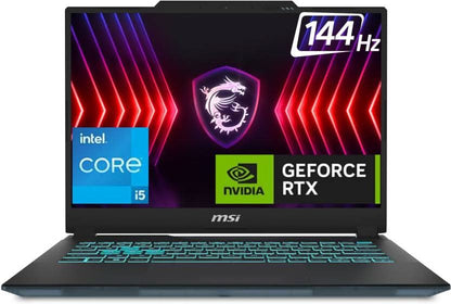 MSI CYBORG 14 INTEL CORE I5 13TH GEN 13420H - (8 GB/512 GB SSD/WINDOWS 11 HOME/6 GB GRAPHICS/NVIDIA GEFORCE RTX 3050) CYBORG 14 A13UDX-207IN GAMING LAPTOP (14 INCH, TRANSLUCENT BLACK, 1.6 KG, WITH MS OFFICE)