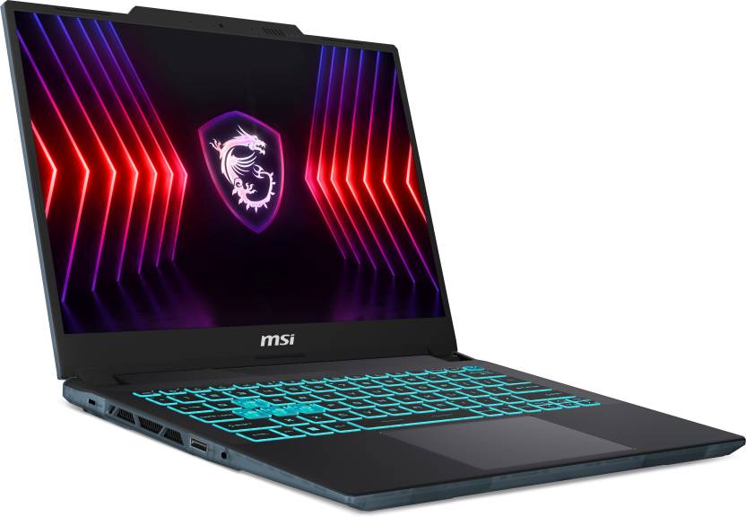 MSI CYBORG 14 INTEL CORE I7 13TH GEN 13620H - (16 GB/512 GB SSD/WINDOWS 11 HOME/4 GB GRAPHICS/NVIDIA GEFORCE RTX 2050) CYBORG 14 A13UCX-204IN GAMING LAPTOP (14 INCH, TRANSLUCENT BLACK, 1.6 KG, WITH MS OFFICE)