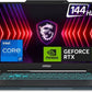 MSI CYBORG 14 INTEL CORE I7 13TH GEN 13620H - (16 GB/512 GB SSD/WINDOWS 11 HOME/6 GB GRAPHICS/NVIDIA GEFORCE RTX 4050) CYBORG 14 A13VE-201IN GAMING LAPTOP (14 INCH, TRANSLUCENT BLACK, 1.6 KG, WITH MS OFFICE)