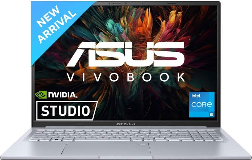 ASUS VIVOBOOK 16X FOR CREATOR, INTEL CORE I5 12TH GEN 12500H - (8 GB/512 GB SSD/WINDOWS 11 HOME/4 GB GRAPHICS/NVIDIA GEFORCE RTX 2050) K3605ZF-RP258W GAMING LAPTOP (16 INCH, COOL SILVER, 1.80 KG)
