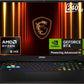 MSI VECTOR A18 HX AMD RYZEN 9 16 CORE 9955HX - (32 GB/2 TB SSD/WINDOWS 11 HOME/16 GB GRAPHICS/NVIDIA GEFORCE RTX 5080/240 HZ) VECTOR A18 HX A9WIG-088IN GAMING LAPTOP (18 INCH, COSMOS GRAY, 3.6 KG)