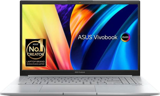 ASUS VIVOBOOK PRO 15 OLED INTEL CORE I5 12TH GEN 12450H - (16 GB/512 GB SSD/WINDOWS 11 HOME/4 GB GRAPHICS/NVIDIA GEFORCE RTX 3050) K6500ZC-L502WS GAMING LAPTOP (15.6 INCH, COOL SILVER, 1.80 KG, WITH MS OFFICE)