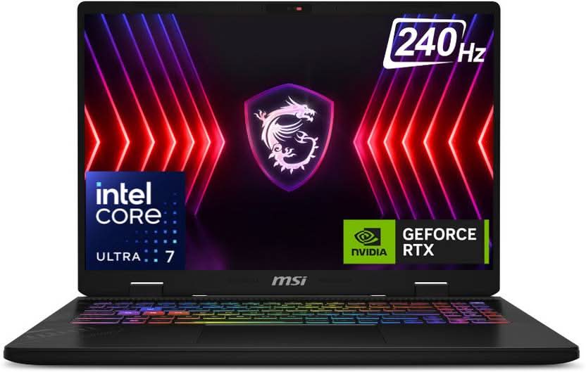 MSI CROSSHAIR 16 HX AI D2XWGKG-066IN [ULTRA7-255HX/16GB/1TB SSD/WIN11 HOME/16.0"/8GB-RTX5070 GRAPHICS/2 YEAR(S)/GREY]