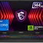 MSI SWORD 16 HX INTEL CORE I7 13TH GEN 13700HX - (16 GB/1 TB SSD/WINDOWS 11 HOME/8 GB GRAPHICS/NVIDIA GEFORCE RTX 4060/144 HZ) SWORD 16 HX B13VFKG-653IN GAMING LAPTOP (16 INCH, COSMOS GRAY, 2.3 KG, WITH MS OFFICE)