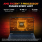 HP Victus AMD Ryzen 7 Hexa Core 7445HS - (16 GB/512 GB SSD/Windows 11 Home/6 GB Graphics/NVIDIA GeForce RTX 4050) 15-fb3130AX Gaming Laptop (15.6 Inch, Performance Blue, Chrome Logo, 2.29 Kg)