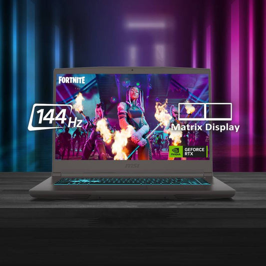 MSI Thin 15 Intel Core i5 13th Gen 13420H - (16 GB/512 GB SSD/Windows 11 Home/6 GB Graphics/NVIDIA GeForce RTX 3050/144 Hz) THIN 15 B13UDX-129IN Gaming Laptop (15.6 Inch, Cosmos Gray, 1.86 Kg)