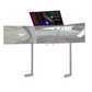 NEXT LEVEL RACING Elite Freestanding Overhead / Quad Monitor Stand Add On Black Edition NLR-038