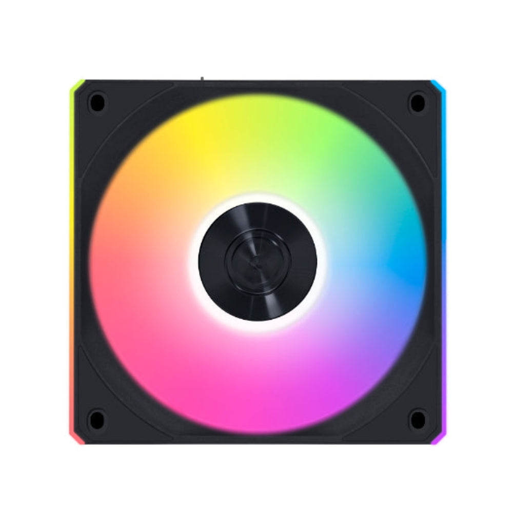 LIAN LI CL120 120mm ARGB Wireless Reverse Blade Cabinet Fan ( Black ) ( Single Pack )