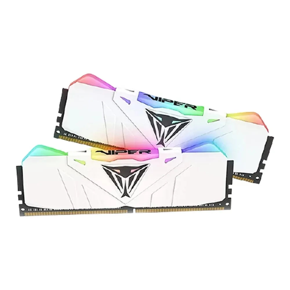PATRIOT Viper RGB 16GB ( 8GBX2 ) 3200MHz DDR4 RAM ( White ) ( CL16 )