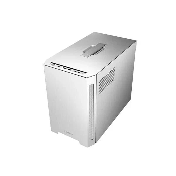 LIAN LI TU150 Tempered Glass ITX Mini Tower Cabinet (Silver)