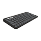 LOGITECH PEBBLE KEYS 2 K380S, MULTI-DEVICE BLUETOOTH WIRELESS KEYBOARD GRAPHITE