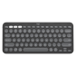 LOGITECH PEBBLE KEYS 2 K380S, MULTI-DEVICE BLUETOOTH WIRELESS KEYBOARD GRAPHITE