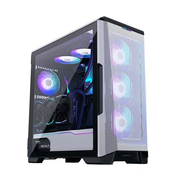 PHANTEKS Eclipse P500A DRGB EATX Mid Tower Cabinet (Glacier White)