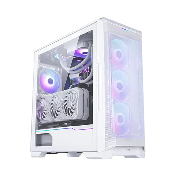 PHANTEKS Eclipse P500A DRGB EATX Mid Tower Cabinet (Matte White)