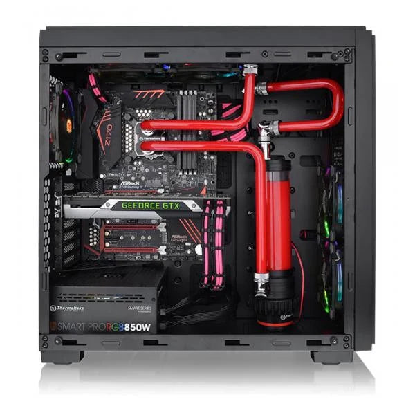 THERMALTAKE VERSA C23 ATX RGB Mid Tower Cabinet (Black)