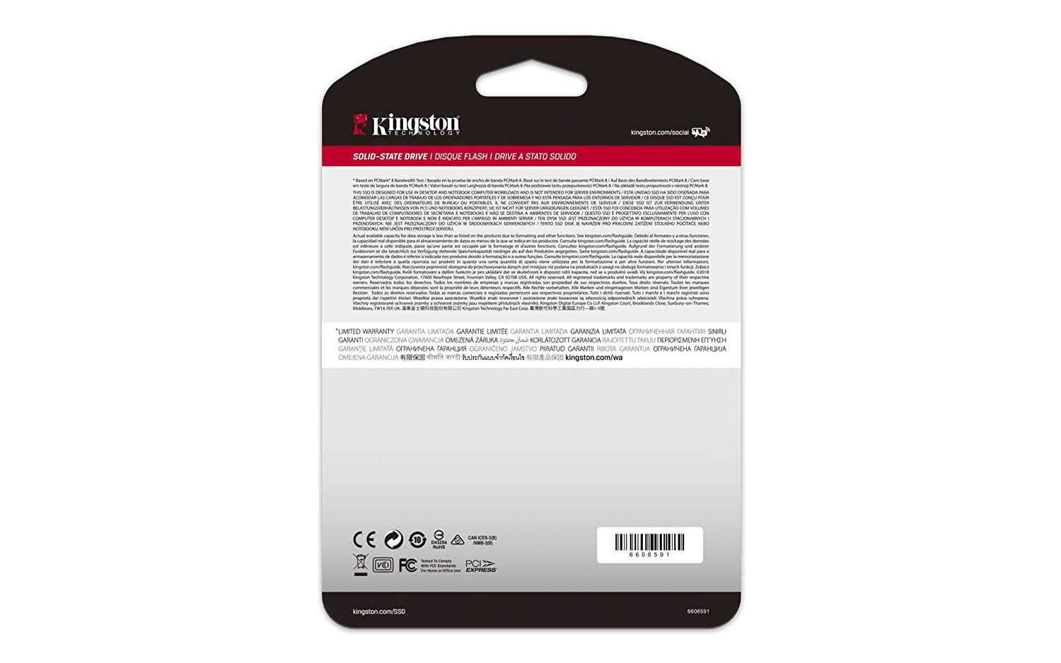 KINGSTON 500GB A2000 NVME M.2 SSD