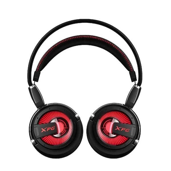 ADATA XPG Precog Red LED Wired 3.5MM / USB Gaming Headphone ( Black )