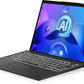 MSI Prestige 13 AI+ A3MG Intel Core Ultra 7 processor 355, 16GB LPDDR5 Ram, 1TB NVMe PCIe SSD, 13.3 Inch, 16:10, 2.8K (2880 x 1800) OLED panel, Intel Arc Graphics, Windows11 Home, Office Home 2024 + M365 1 YR, 2 Years Warranty, Platinum Gray